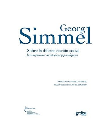 SOBRE LA DIFERENCIACION SOCIAL