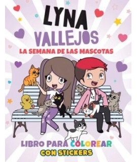 SEMANA DE LAS MASCOTAS, LAS libro para colorear con stickers
