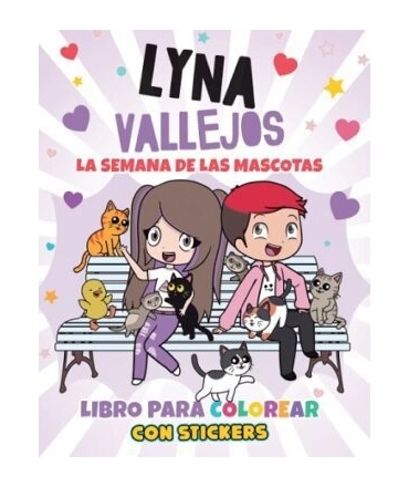 SEMANA DE LAS MASCOTAS, LAS libro para colorear con stickers