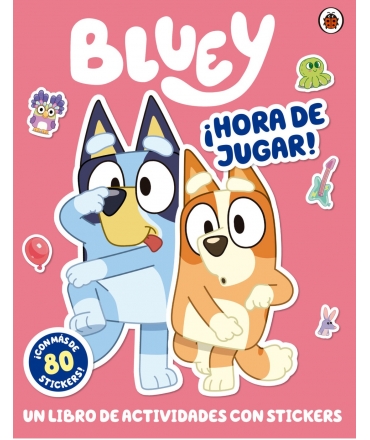 BLUEY HORA DE JUGAR libro de actividades con stickers