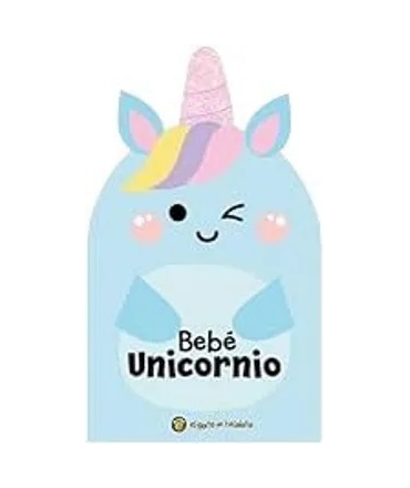 BEBE UNICORNIO LIBRO DE TELA