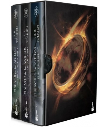 ESTUCHE TOLKIEN EL SEÑOR DE LOS ANILLOS 3 TOMOS