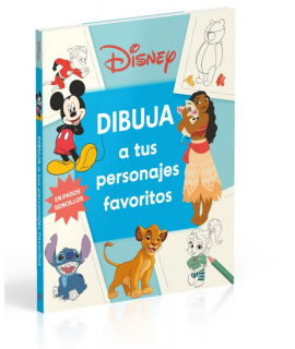 DISNEY DIBUJA A TUS PERSONAJES FAVORITOS EN PASOS SENCILLOS