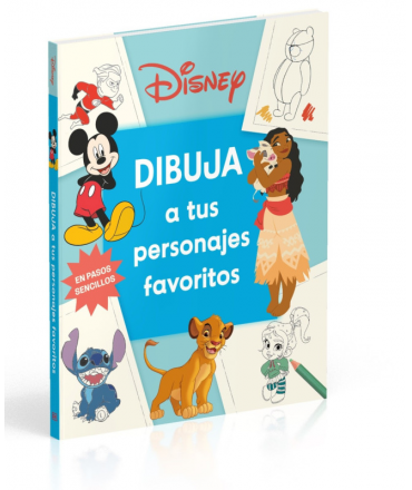 DISNEY DIBUJA A TUS PERSONAJES FAVORITOS EN PASOS SENCILLOS